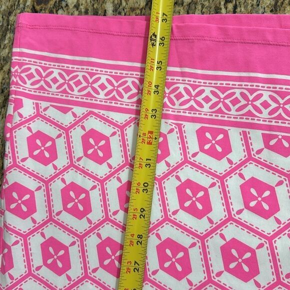 Amelia Quin Cotton Blend Geometric Pattern 3/4 Sleeve Mini Dress Size XL - Picture 11 of 11